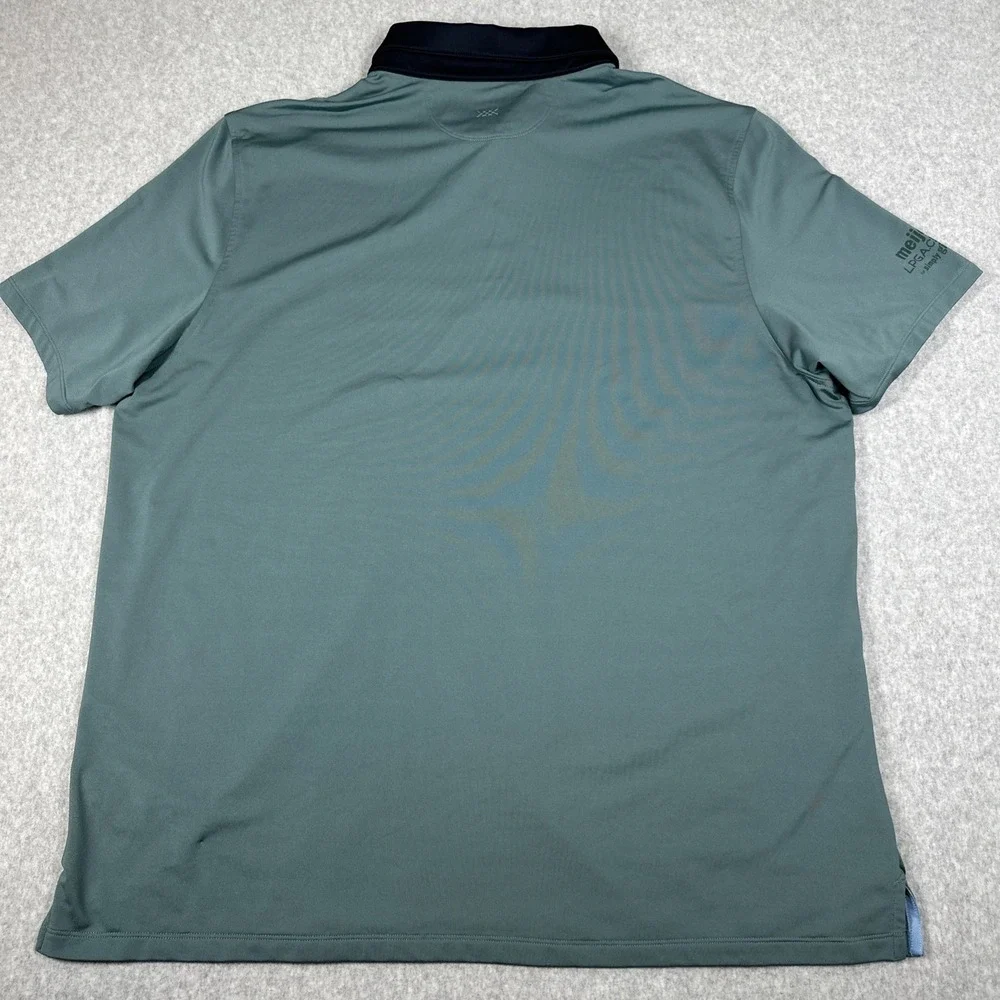Rhone Golf Polo Shirt‎ Men's XXL Gray Performance Stretch LPGA Classic